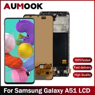 AMOLED For Samsung Galaxy A51 LCD Display SM-A515F LCD Touch Screen Digitizer Panel Assembly For SM-