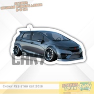 Stiker Sticker Vinyl Laminasi Glosy HONDA JAZZ GK5 Vol 18