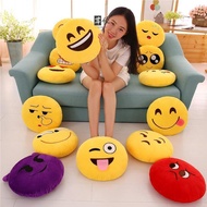 Creative Round Expression Smiley Face Pillow Doll Plush Toy Pillow Ragdoll Bed Girlfriend Pillow Hug