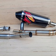Exhaust crf gp7 carbon klx 150bf honda crf 150 dtracker