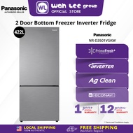 [SAVE 4.0] Panasonic 422L NR-BX421 2-Door Bottom Freezer Inverter Refrigerator Steel Door Series NR-BX421BPSM Fridge WAH LEE STORE