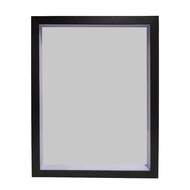 3D Wooden Block Frame 4cm Hollow A4 (21x30 CM) Black/Kac Photo Frame