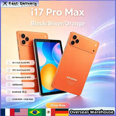 I17 Pro Max Tablet Handheld Flat Display Game Console 4G Call 10.1-inch Incell Screen Wifi 4000mAh B