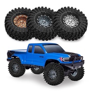 4PCS 1.3" Beadlock Wheel & Rubber Tire Set 7mm Hex for 1/18 TRX4M RX4M SCX24 FMS Ascent-18 AX24 FCX1