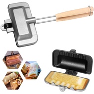 4w1h Sandwich Maker -- Stove Type Hot Dog and Panini Presser, Double-Sided Non-Stick Flip Grill, Sui