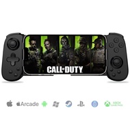 D6 Wireless Controller for iPhone/Android/PC/iPad/Tablet/APPL Arcade MFi Games/Switch/PS4, Support Streaming on PS/Xbox/PC Console, Cloud Gaming Gamepad Joystick