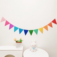 Pennant Bunting Kindergarten Decoration Birthday Party Garland Children Birthday Decoration Garland 