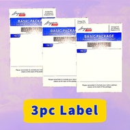 [3pcs] SingPost Prepaid Postage Label Tracked to Letterbox for Local delivery within Singapore