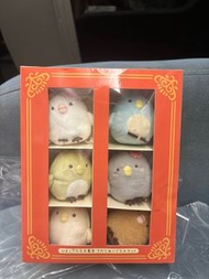 角落生物 小灰雞 set 恐龍 企鵝 白熊 豬扒 手玉 一套