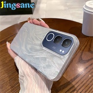 Jingsanc cho Vivo y19s/Vivo y19s Pro Vỏ điện thoại sang trọng IMD Ốp cứng Laser bảo vệ máy ảnh Vỏ lư