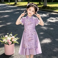 Girls Cheongsam Dress 2026 Dress 2026 Chinese Princess Dress Little Girl's Cheongsam Dress 2026 Dres