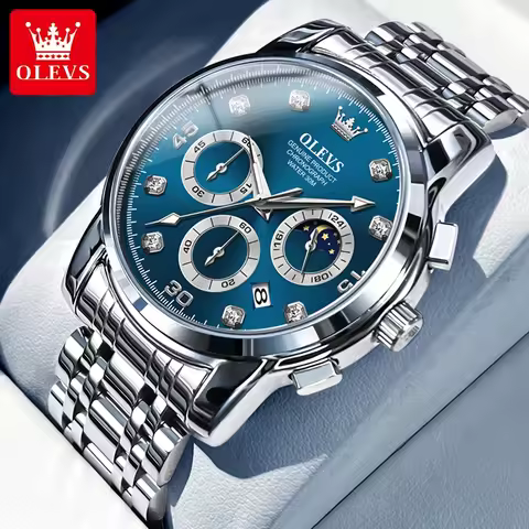 OLEVS Brand Watch Trendy Personalized Fashion Waterproof Luminous Quartz Watch Men's Watch 2889