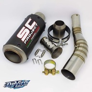 SC-Project CR-T Carbon Import Slip Onknalpot Ninja 250 R25 CBR250RR Z250 MT25 Original