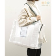 Reservation| |[Duffel Bag/Transparent Storage Bag/Clothing Organizer Bag] 3COINS Transparent Bag L/L