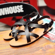 Big Size 37-46 Good Soft Men's Leather Gladiator Sandal Shoes Outdoor Beach Waterproof