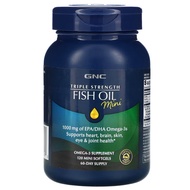 GNC Triple Strength Fish Oil Mini 120 240 softgels