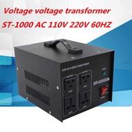 หม้อแปลงปรับแรงดันไฟฟ้า หม้อแปลงไฟฟ้า American Standard 1000W เครื่องใช้ในครัวเรือน ใช้ตัวปรับแรงดันไฟ 220v to 100v