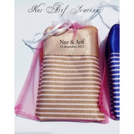 Small Channel Wallet Souvenir Print Name Tile Cover Packaging