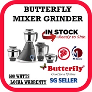 (SG Seller) Butterfly Matchless 750-Watt Mixer Grinder with 4 Jars [2 YEAR WARRANTY]