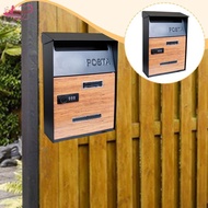 [Abbraccia] Security Locking Mail Box with Combination Lock with Parcel Drop Slot Large Capacity Res