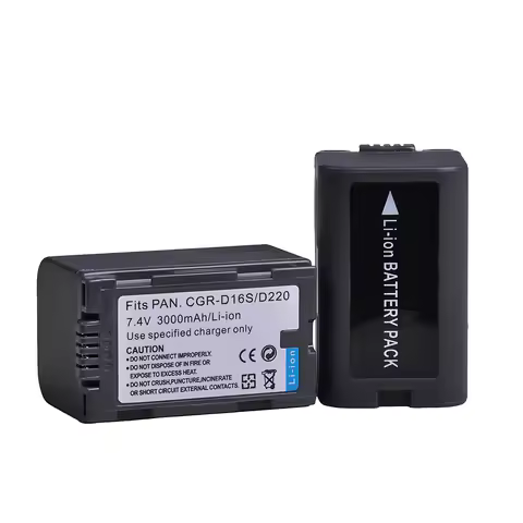 3000mah CGR-D220 CGR-D16S CGR D220 D16S Battery for Panasonic VW-VBD23, DVC15, AG-DVC7, AG-DVX100, A
