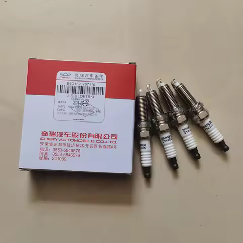 4PCS/SET Spark Plug For Chery Tiggo 3 A3 M11 J3 Arrizo 5/7 E4G16 DVVT Engine E4G16-3707110