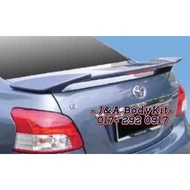 Toyota Vios 2008 Spoiler With LED (TR-D V3) With Paint