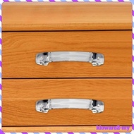 [KlowareafMY] Acrylic Cabinet Handle, Cupboard Handle, Kitchen Drawer Handle, Cabinet Handle with Fixing Screws, Handle, Drawer Handle