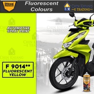 Diton Premium FP9014 Fluorescent Yellow Colour Motorcycle Spray Paint 400ml
