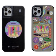 Korean Boy Band BTS Soft Frame  Mirror Phone Case for iPhone 15 14 13 12 11 Pro Max Plus