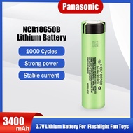 Panasonic  18650 3.7V 3400mAh NCR18650B Rechargeable Lithium Battery for Flashlight Clock Camera Flashlight Powerful Toy Car Fan