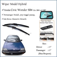 wiper hybrid honda civic wonder sb4 1984 1985 1986 1987