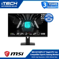MSI G274QPX 27" 240Hz Rapid IPS 1ms (GtG) G-Sync Compatible Esports Gaming Monitor