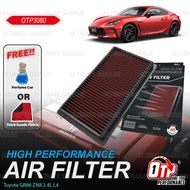OTP Performance Drop in Air Filter Toyota GR86 ZN8 2.4L L4 Gas Engine 33-3080 Penapis Udara Enjin Ke