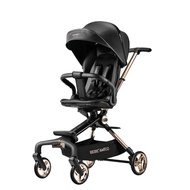 Bebe Amico X7 Premium Two Ways Facing Baby Stroller 360° Swivel Seat with Sun Canopy