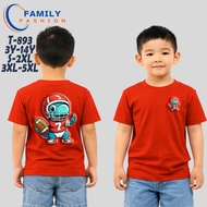 T-SHIER KIDS PRINTED 100% COTTON UNISEX (SIZE 3Y-14Y)