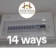 Hager RCCB Double Pole 2P 40A 30mA CD240B 0.03  DB Box Circuit Breaker