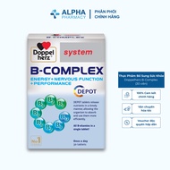 Doppelherz B-Complex Pills to Improve Health Condition & Reduce Fatigue - 30 Pills