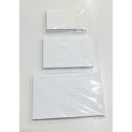 Ruled Index Card 100pcs in a pack Available sizes (3x5(4x6)(5x8)
