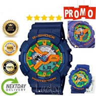(2-year warranty) 100%Ori Japan Made Casio G Shock GA110 Blue GA-110FC-2AJF  Display World Time LED 
