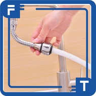 FT R137 Flexible Hose Water Tap Connection 360 Rotate Extender Faucet Aerator