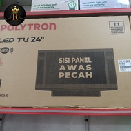 SEMI TABUNG TV POLYTRON 24INC SUDAH DIGITAL PLD24V123