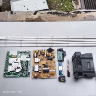 49UN7200PTF LG 49" TV, MAIN BOARD, POWER SUPPLY,RIBBON CARD,WIFI CARD POWER BUTTON AND WIFI CARD,  B