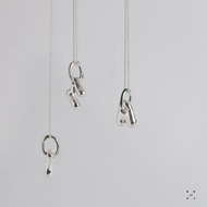 Ctrlshift - Alphabet silver necklace (new ver.)