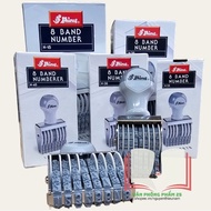 Shiny 8-digit rotating stamp - rubber rotating stamp in many sizes