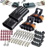 4-Pin Metri-Pack 150 Series 4-Way Connector w/16 18 AWG Sealed 16 V & 14 amps (2-Pack)