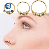 BO Nose Ring Jewelry Retro Nostril Hoop Tragus Septum Helix Hoop Stud Body Piercing