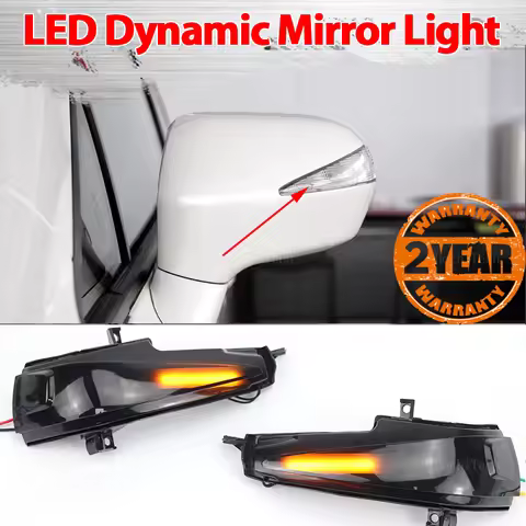 LED Dynamic Side Mirror Turn Signal Indicator Blinker Sequential Lamps for Honda Civic Mk8 Sedan FD1