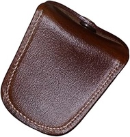 Militaria Stuffs Vintage Leather Slingshot Ammo Pouch .22 22lr .38 .45 Ammunition Holder Wasit Belt 