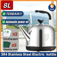 8L Food-grade 304 Stainless Steel Electric Kettle with automatic shut-off function large capacity fa